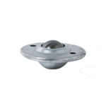Billes acier, nylon, INOX à collerette <br/> Diamètre 15mm