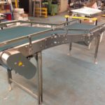convoyeur à bande construction acier Inox 304L ou 316L
